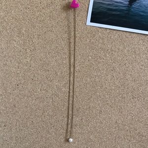 Dogeared white pearl necklace